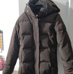 100% down feather winter coat